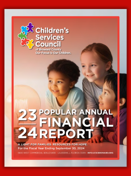 children looking at lightbulb